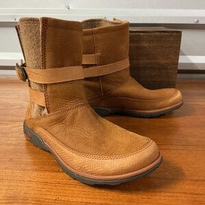 Chaco Women Hopi Brown Leather Lined Renaissance Boot Size 7.5